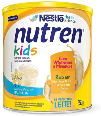 Suplemento Alimentar, Nutren Kids, Baunilha, 350g | R$21