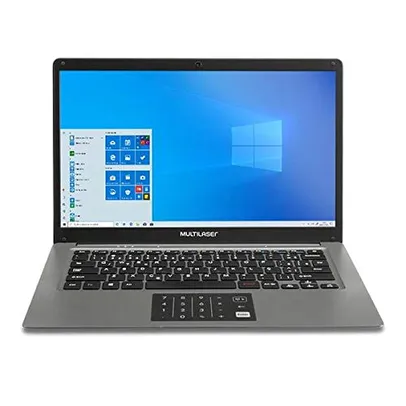 Notebook Multilaser Legacy Cloud 14 Pol. 2GB 32GB W10 Cinza - PC131