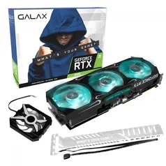 Placa de Vídeo Galax NVIDIA GeForce RTX 3080 SG (1 Click OC), LHR, 10GB, GDDR6X, DLSS, Ray Tracing, 38NWM3MD99RG