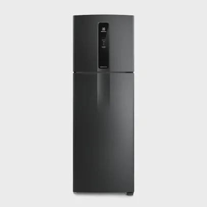 Geladeira Electrolux Frost Free Inverter 390L Efficient AutoSense Duplex Black Inox Look (IF43B)