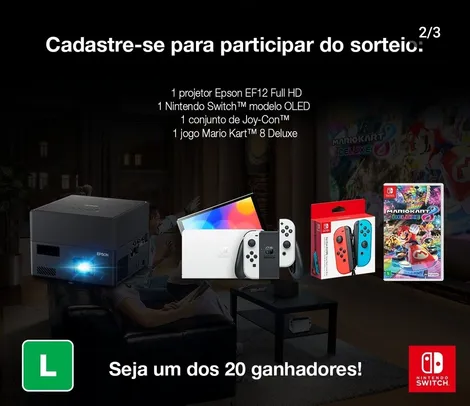 Concorra a um Kit Gamer pela Epson