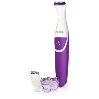 Aparador de Pelos Philips BikiniGenie A Pilha Roxo