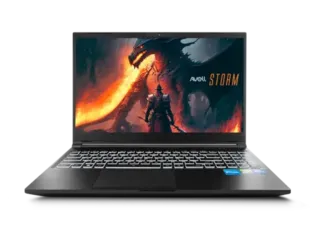 Notebook Avell Storm 450 i7-13620H RTX 4050 32GB DDR5 M.2 NVME 256GB