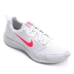 Tênis Nike Todos Flyleather Feminino - Branco e Rosa