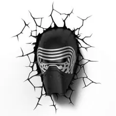 Luminária de Parede 3D - Star Wars - Kylo Ren | R$120