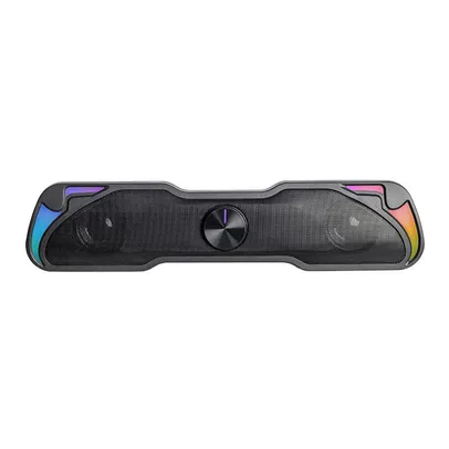 Soundbar TGT Panzer, 6W RMS, Rainbow, Preto