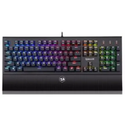 Teclado Mecânico Gamer Redragon DARK ARYAMAN K569 RGB, Switch Outemu Blue, ABNT2