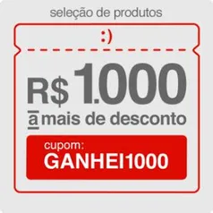 R$1000 OFF em Produtos Selecionados na Americanas