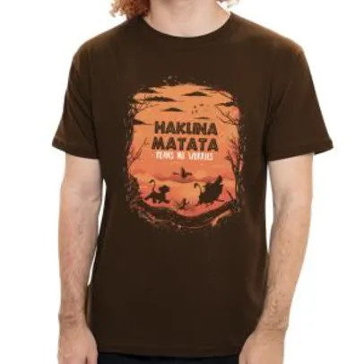 Saindo por R$ 40: Camiseta Hakuna Matata - Masculina | R$40 | Pelando