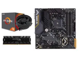 Kit Upgrade Placa Mãe Asus Tuf B450m-pro Gaming + Processador Amd Ryzen 5 3600 3.6ghz + Memória Ddr4 Kingston Hyperx Predator R$1949