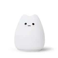 Luminária de silicone Ajeerd em forma de gatinho