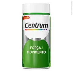 Centrum Força e Movimento Suplemento Alimentar com Vitamina C, D e Magnésio para Ossos e Músculos, 30 cápsulas