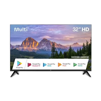 (AME R$778)Smart TV DLED 32'' HD Multi Android, 3 HDMI 2 USB - TL042M