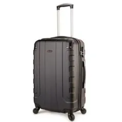 Mala Pequena Whistler 10602P em ABS, Rigida, Giro 360º, Cadeado, Compartimento Interno Preto- Baggage. R$ 139,90