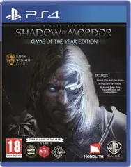 Terra-média: Sombras de Mordor - Edição Jogo do Ano PS4 | R$ 24