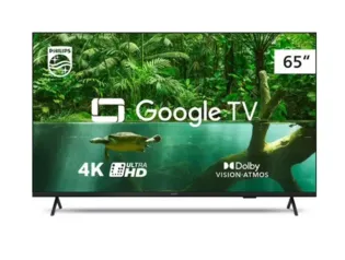 Smart TV Philips 65 LED 4K UHD Google TV 55PUG7408/78