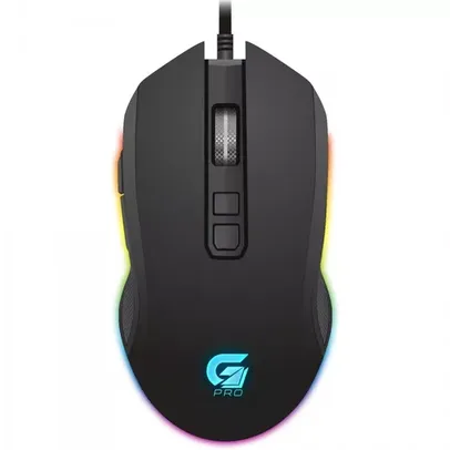 Mouse Gamer Fortrek Pro M3 RGB, 4800 DPI, 7 Botões, Black