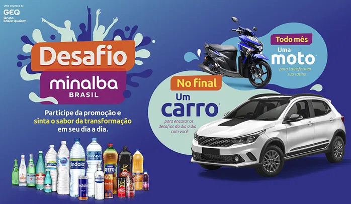 Promoção Desafio Minalba: cadastre-se e concorra a prêmios