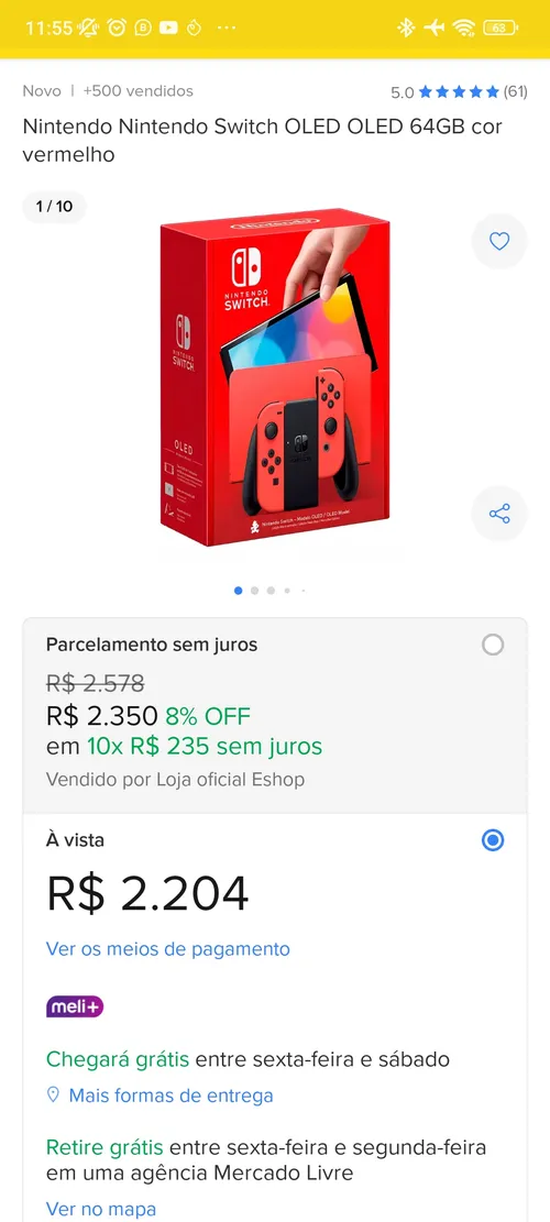 Imagen na descrição da promoção