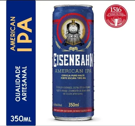 Cerveja Eisenbahn American IPA 350 ml | R$ 2,78