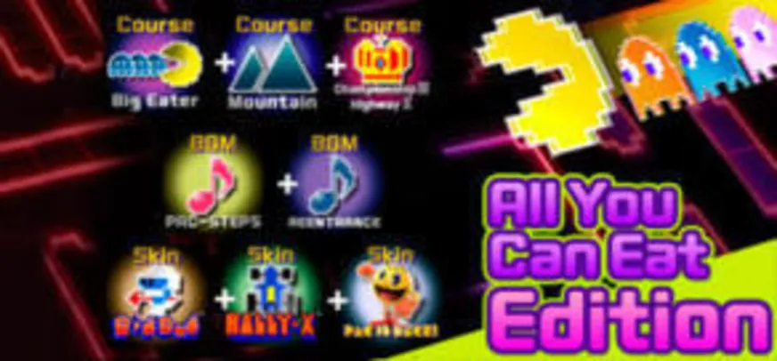 PAC-MAN Championship Edition DX+ All You Can Eat Bundle (PC) - R$ 6 (75% OFF)