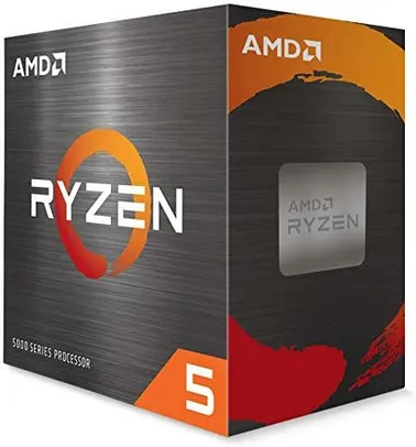 Processador AMD Ryzen 5 5600X 3.7GHz (4.6GHz Turbo), 6-Cores 12-Threads, Cooler Wraith Stealth, AM4 | R$1709