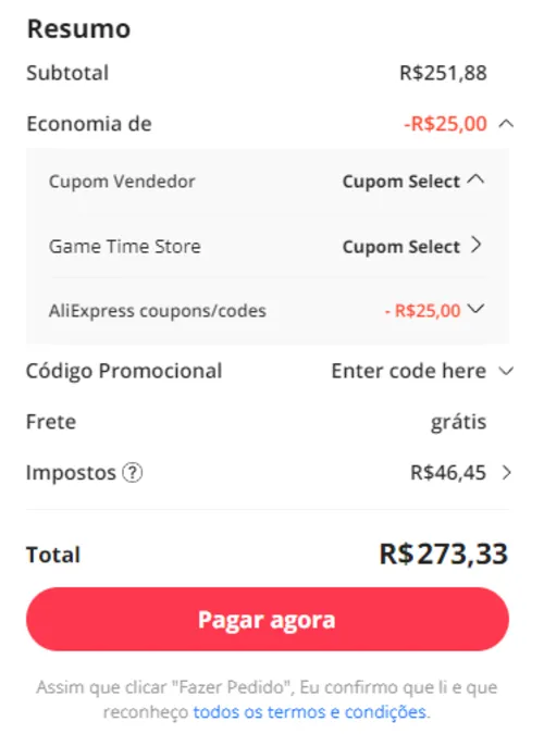 Imagen na descrição da promoção