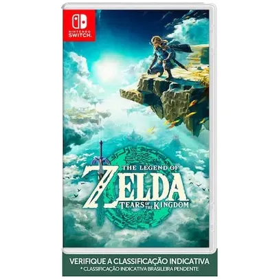 Jogo The Legend of Zelda: Tears of The Kingdom - Nintendo Switch, Mídia física 