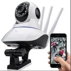 Ip Camera Robo 3 Antenas Wifi 360º 720p Sistema Yoosee/yyp2p