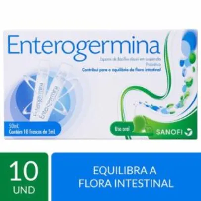 Enterogermina 2 Bcfu/5 Ml Com 10 Frascos | R$23