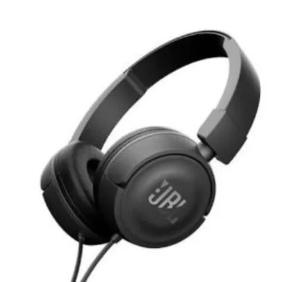 Headphone c/ microfone JBL T450 Preto - JBLT450BLK - R$89,90