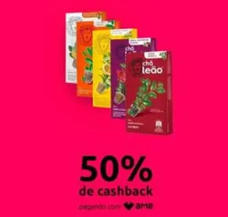 [AME 50% AME] Capsulas Chá Mate Leão com 50% de Cashback