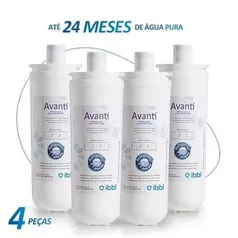 Kit com 4 Refil Filtro IBBL Avanti Girou Trocou 10610078