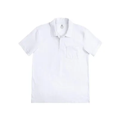 Camisa Polo Masculina Básica Regular Com Bolso Frontal