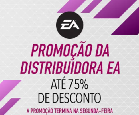 Promoção da EA (PSN) ATÉ 75% DE DESCONTO