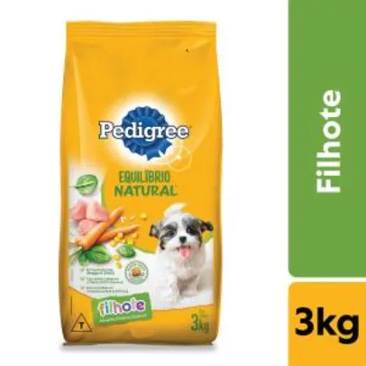 Ração Pedigree Equilíbrio Natural para Cães Filhotes 3kg