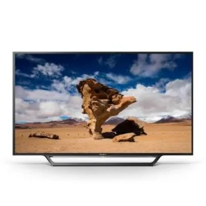 Smart TV LED 48” Sony KDL-48W655D Full HD com Conversor Digital 2 HDMI 2 USB Wi-Fi integrado Tecnologia X-Reality Pro - Energia Elétrica - Bivolt