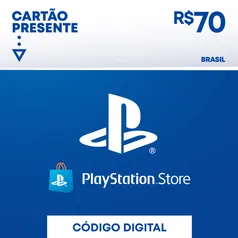 [AME R$ 38/APP] Giftcard Digital PlayStation Store R$ 50
