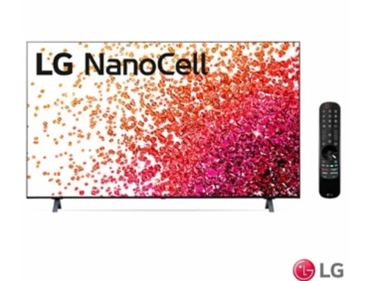 Smart TV 4K LG NanoCell 50" com Inteligência Artificial, ThinQ AI, Smart Magic e Wi-Fi - 50NANO75