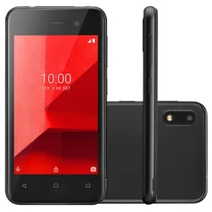 Smartphone Multilaser E Lite Preto com 32GB, 512MB de RAM, Tela 4”, Android 8.1, Dual Chip, Câmera 5