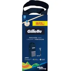 Aparelho Gillette Mach3 com 2 Refis + Porta Chuteira Exclusiva Jogos Rio 2016 por R$ 15