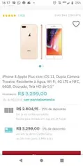 iPhone 8 Plus 64GB | R$2804