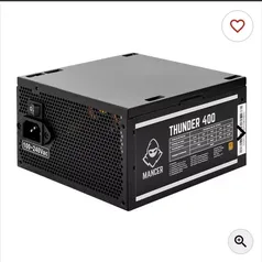 FONTE MANCER THUNDER 400W, 80 PLUS BRONZE, MCR-THR400-BL01-OEM