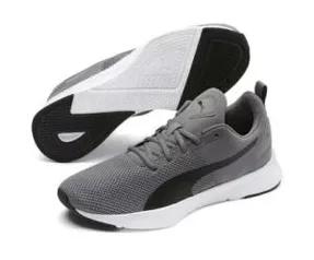 Tênis Puma Flyer Runner - Cinza e Preto | R$130