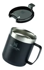 Caneca Térmica Com Tampa Camp Mug 354ml Preto Stanley