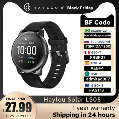 Haylou LS05 Smartwatch  ip68