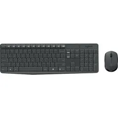 Combo Teclado e Mouse MK235 - Logitech | r$88