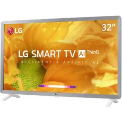 [751 com AME] Smart TV Led 32'' LG 32LM620 HD Thinq AI Conversor Digital Integrado 3 HDMI 2 USB Wi-Fi com Inteligência Artificial