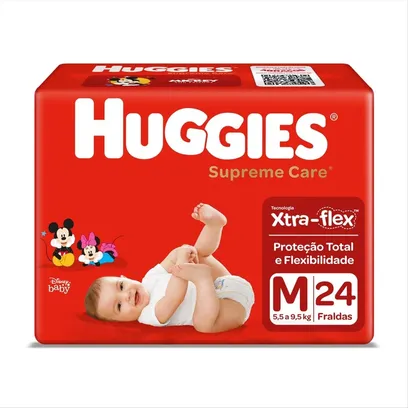 Product photo Fralda Huggies Supreme Care - M - 24 Unidades