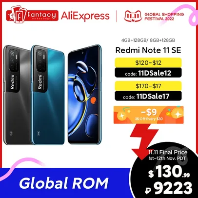 Smartphone Redmi Note 11 SE Global 4/128GB 